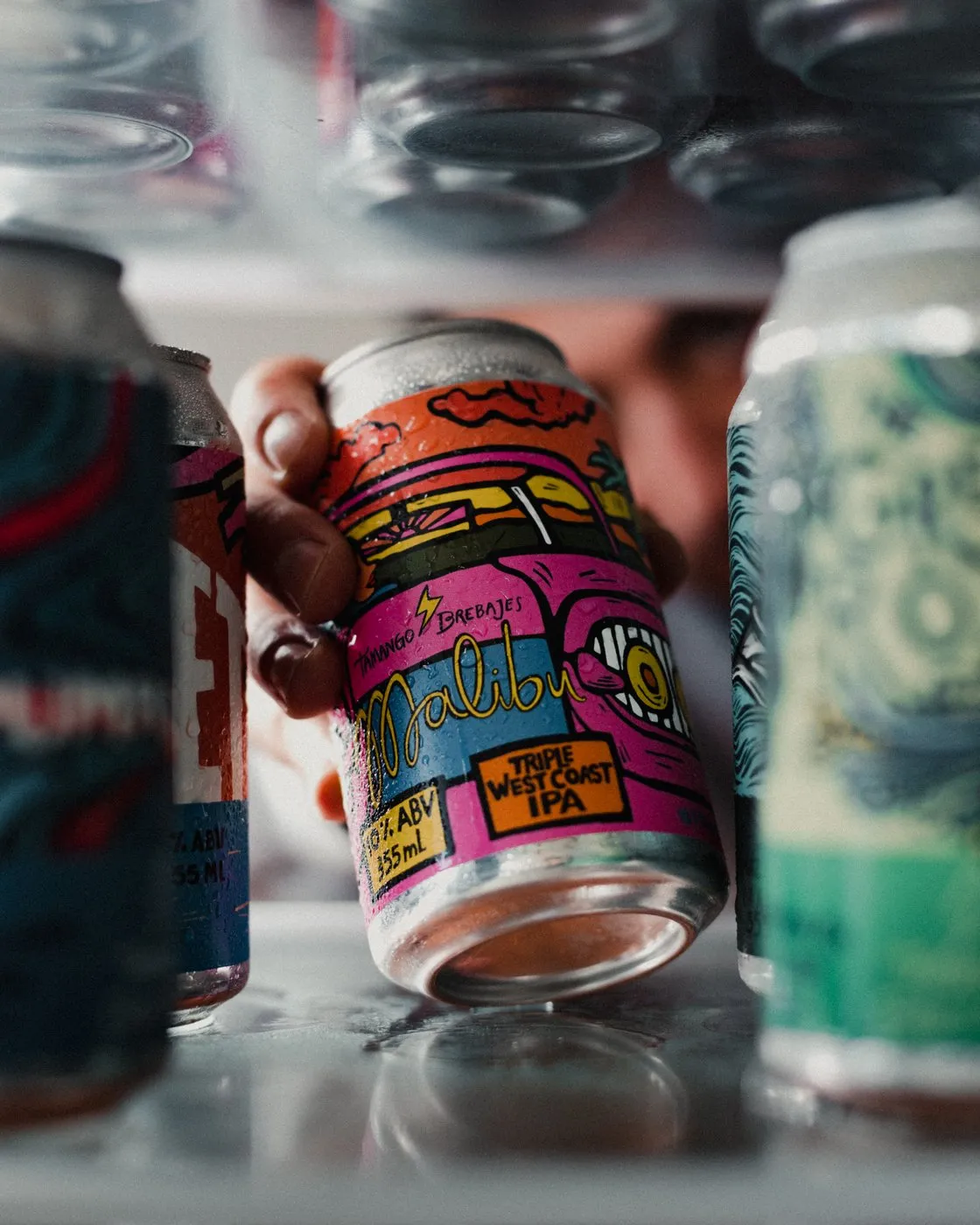 Latas Tamango en hielo